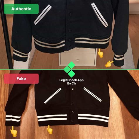 best saint laurent replica jacket|Saint Laurent Paris Teddy: How To Spot A Fake Jacket .